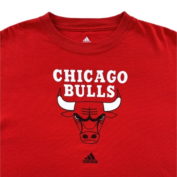 Adidas Chicago Bulls Long-Sleeve T-Shirt Large - Picture 3 of 8